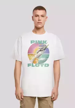 Футболка F4NT4STIC "Альбом рок-группы Pink Floyd Wish You Were Here", принт, белый