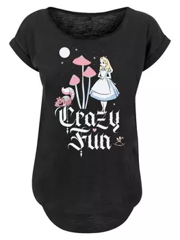Футболка F4Nt4Stic ALICE IM WUNDERLAND CRAZY FUN, черный
