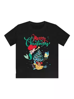 Футболка F4NT4STIC Arielle die Meerjungfrau Weihnachten, черный