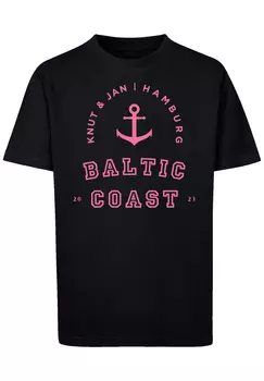Футболка F4NT4STIC Baltic Coast Knut & Jan Hamburg, черный