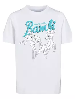 Футболка F4NT4STIC Bambi Great Love Story, белый