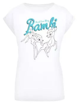 Футболка F4NT4STIC Bambi Great Love Story, белый