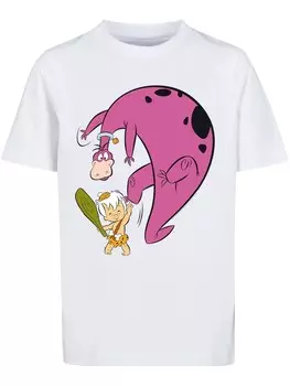Футболка F4Nt4Stic BAMM BAMM AND DINO, белый