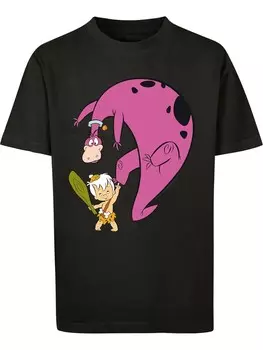 Футболка F4NT4STIC Bamm Bamm And Dino, черный