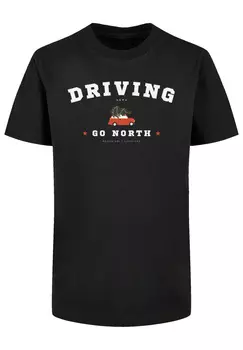Футболка F4NT4STIC Basic Kids Tee Driving Home Weihnachten, черный
