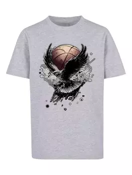 Футболка F4Nt4Stic Basketball Adler, пестрый серый