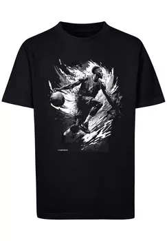 Футболка F4NT4STIC Basketball Splash Sport UNISEX, черный