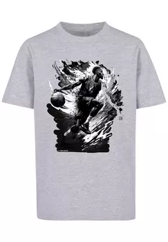 Футболка F4NT4STIC Basketball Splash Sport UNISEX, цвет grau meliert