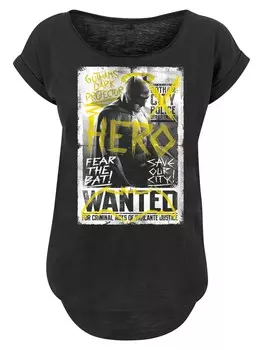 Футболка F4Nt4Stic BATMAN VS SUPERMAN WANTED POSTER, черный