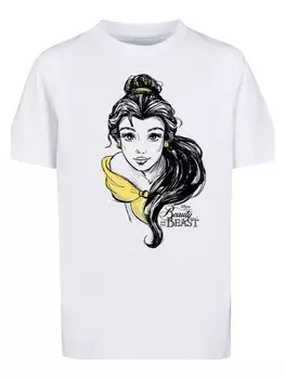 Футболка F4NT4STIC Belle Sketch, белый