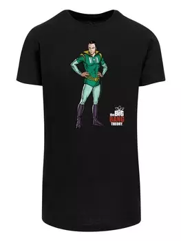 Футболка F4NT4STIC Big Bang Theory Sheldon Superhero, черный