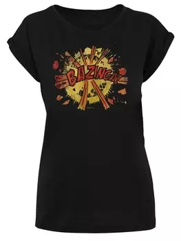 Футболка F4NT4STIC Big Bang Theory TV Serie Bazinga Explosion, черный