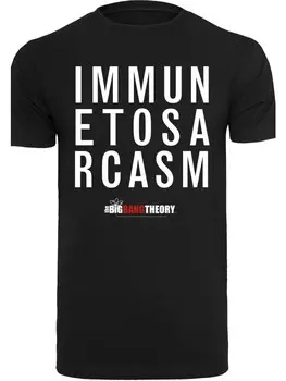 Футболка F4NT4STIC Big Bang Theory TV Serie Immune To Sarcasm, черный