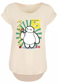 Футболка F4NT4STIC Big Hero 6 Baymax Lollypop, белый