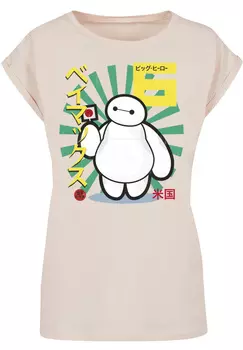 Футболка F4NT4STIC Big Hero 6 Baymax Lollypop, белый
