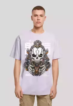 Футболка F4NT4STIC "Bone Cyber Techronin CYBERPUNK STYLES", принт, цвет Lilac