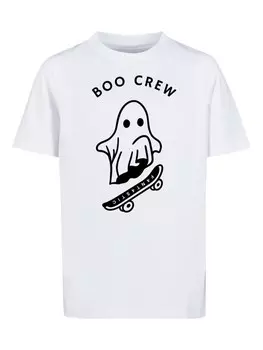 Футболка F4Nt4Stic BOO CREW HALLOWEEN, белый
