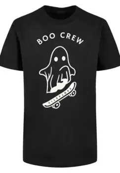 Футболка F4NT4STIC "Boo Crew Halloween", принт, черный