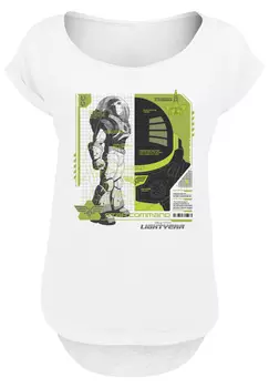 Футболка F4NT4STIC Buzz Lightyear Buzz Tech Panel, белый