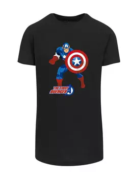 Футболка F4NT4STIC Captain America The First Avenger, черный