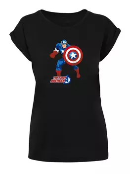Футболка F4NT4STIC Captain America The First Avenger, черный