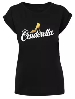 Футболка F4NT4STIC Cinderella Aschenputtel Shoe Logo, черный