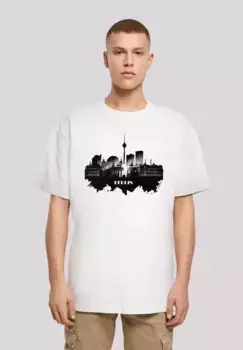 Футболка F4NT4STIC "Cities Collection - Berlin skyline", принт, белый