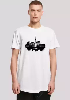 Футболка F4NT4STIC "Cities Collection - Berlin skyline", принт, белый