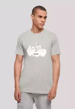 Футболка F4NT4STIC "Cities Collection - Berlin skyline", принт, серый