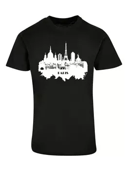 Футболка F4Nt4Stic Cities Collection - Paris skyline, черный
