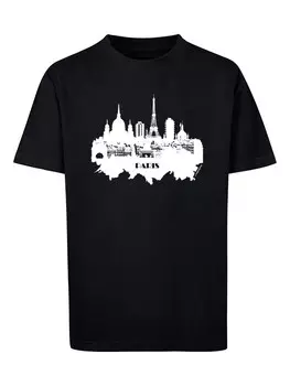 Футболка F4Nt4Stic Cities Collection - Paris skyline, черный