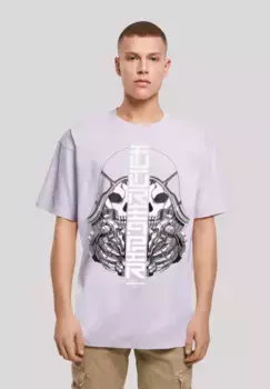 Футболка F4NT4STIC "Cyber Bone Futureaper CYBERPUNK STYLES", принт, цвет Lilac