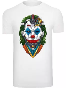 Футболка F4NT4STIC Cyberpunk Joker, белый
