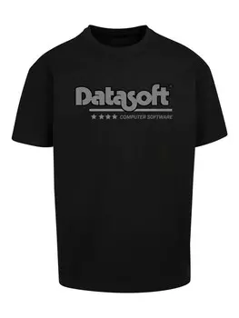 Футболка F4NT4STIC DATASOFT Logo black Retro Gaming SEVENSQUARED, черный