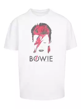 Футболка F4NT4STIC David Bowie Aladdin Sane Distressed, белый