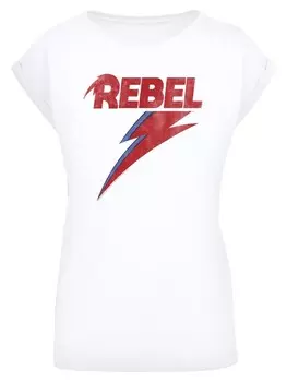 Футболка F4NT4STIC David Bowie Distressed Rebel, белый