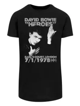Футболка F4NT4STIC David Bowie Earls Court Heroes, черный