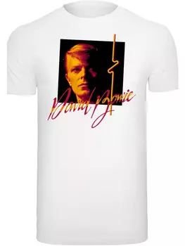Футболка F4NT4STIC David Bowie Photo Angle 90s, белый
