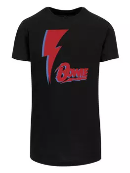 Футболка F4NT4STIC David Bowie Red Bolt, черный
