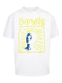 Футболка F4NT4STIC David Bowie Rock Music Band 90s Frame, белый