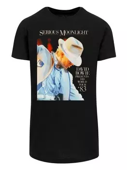 Футболка F4NT4STIC David Bowie Serious Moonlight, черный
