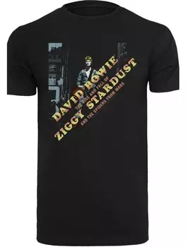 Футболка F4NT4STIC David Bowie Ziggy Diagonal, черный