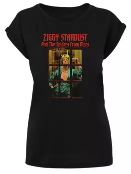 Футболка F4NT4STIC David Bowie Ziggy Stardust Spider, черный