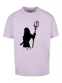 Футболка F4NT4STIC DC Comics Aquaman Mono Silhouette, цвет Lilac