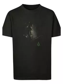 Футболка F4NT4STIC DC Comics Arrow Hooded Focus, черный