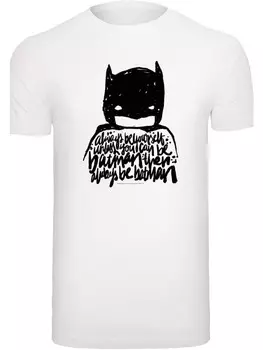 Футболка F4NT4STIC DC Comics Batman Always Be Yourself, белый