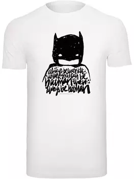 Футболка F4Nt4Stic DC Comics Batman Always Be Yourself, белый