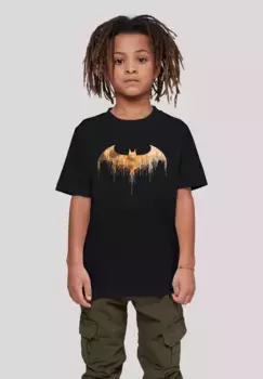 Футболка F4NT4STIC "DC Comics Batman Arkham Knight Halloween Moon Logo", унисекс для детей, товары премиум-класса, для мальчиков, для девочек, с принтом, черный