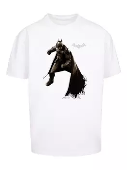 Футболка F4NT4STIC DC Comics Batman Arkham Shadow Stance, белый