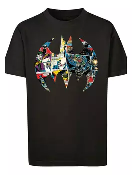 Футболка F4NT4STIC DC Comics Batman Comic Book Logo, черный
